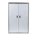 Steel Freestanding Garage Cabinet in Silver Tread F38290