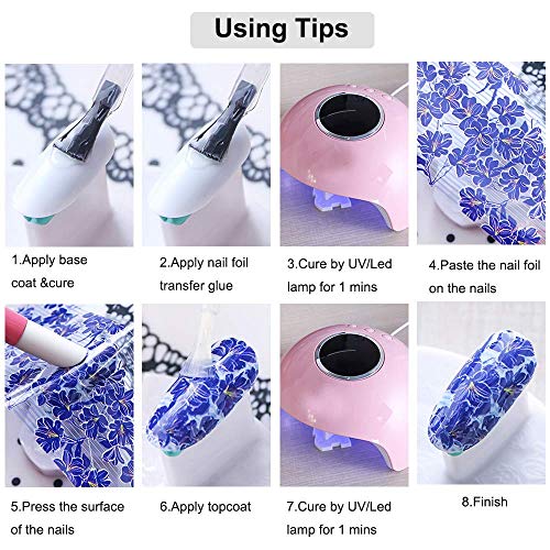Christmas Nail Art Foil Transfer Stickers 30 Rolls S201813