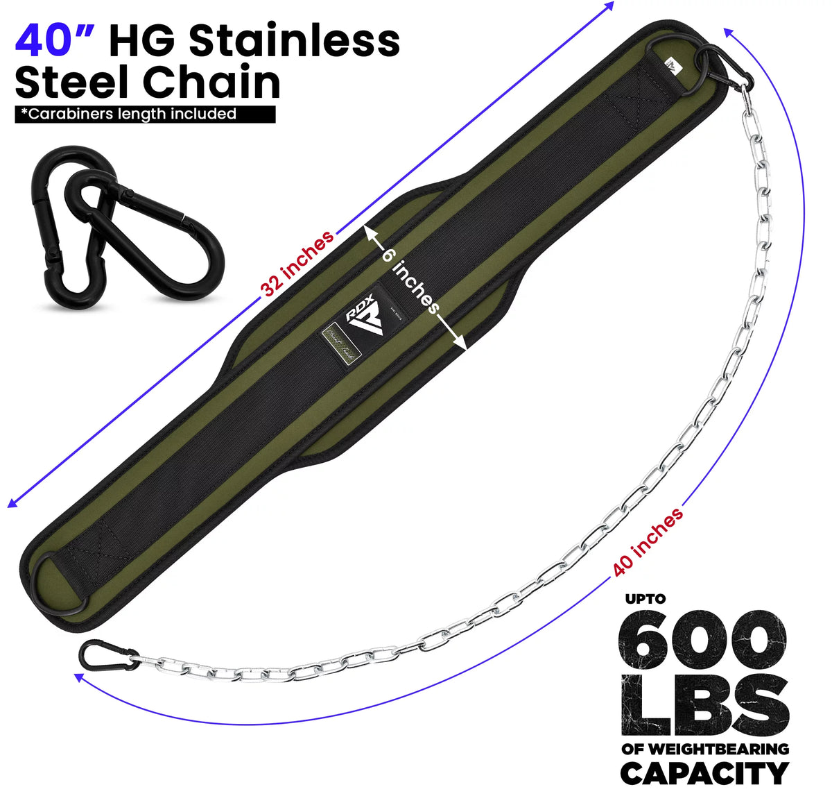 Dipping Belt with Adjustable Steel Chain V975