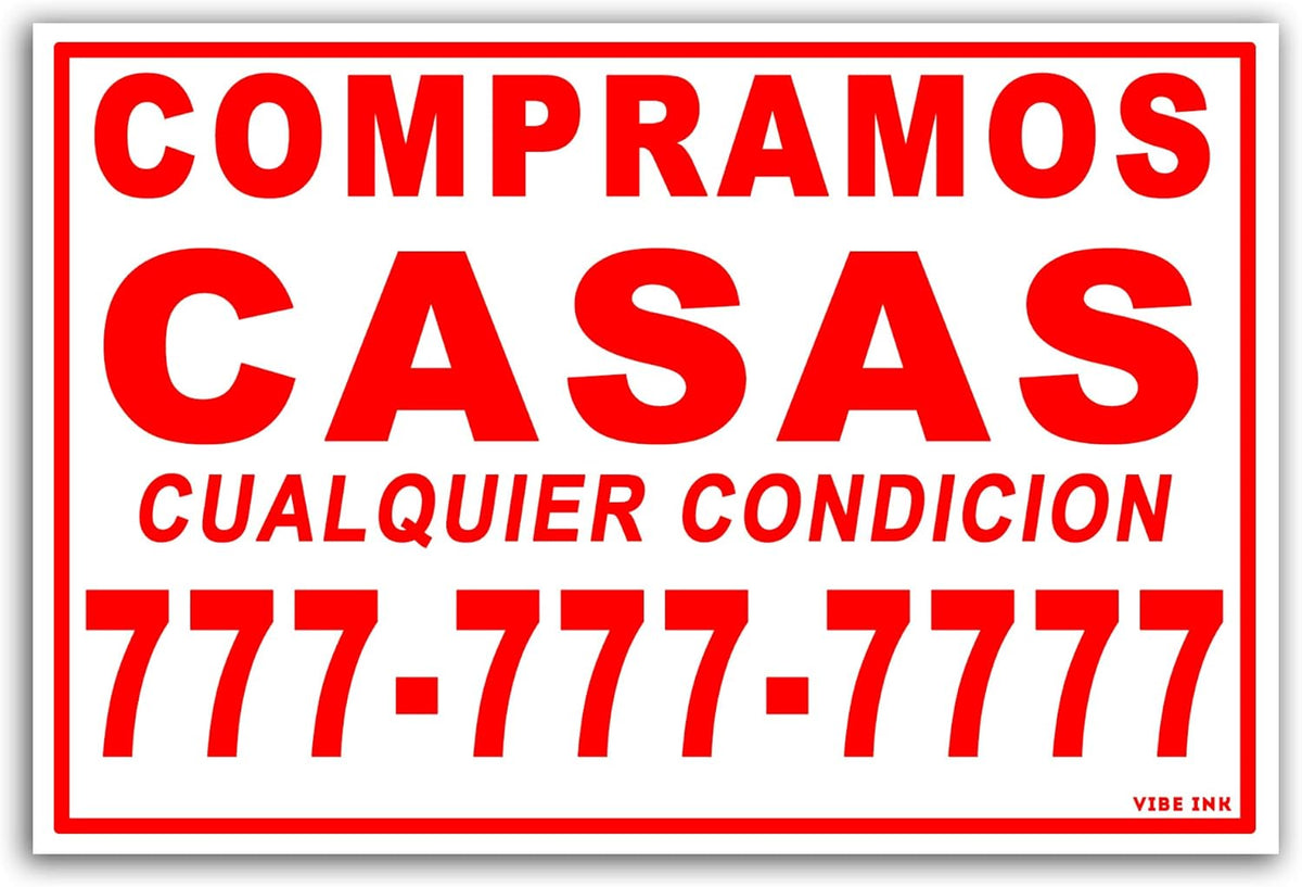100-Pack of 12 x18 Yard Signs R693