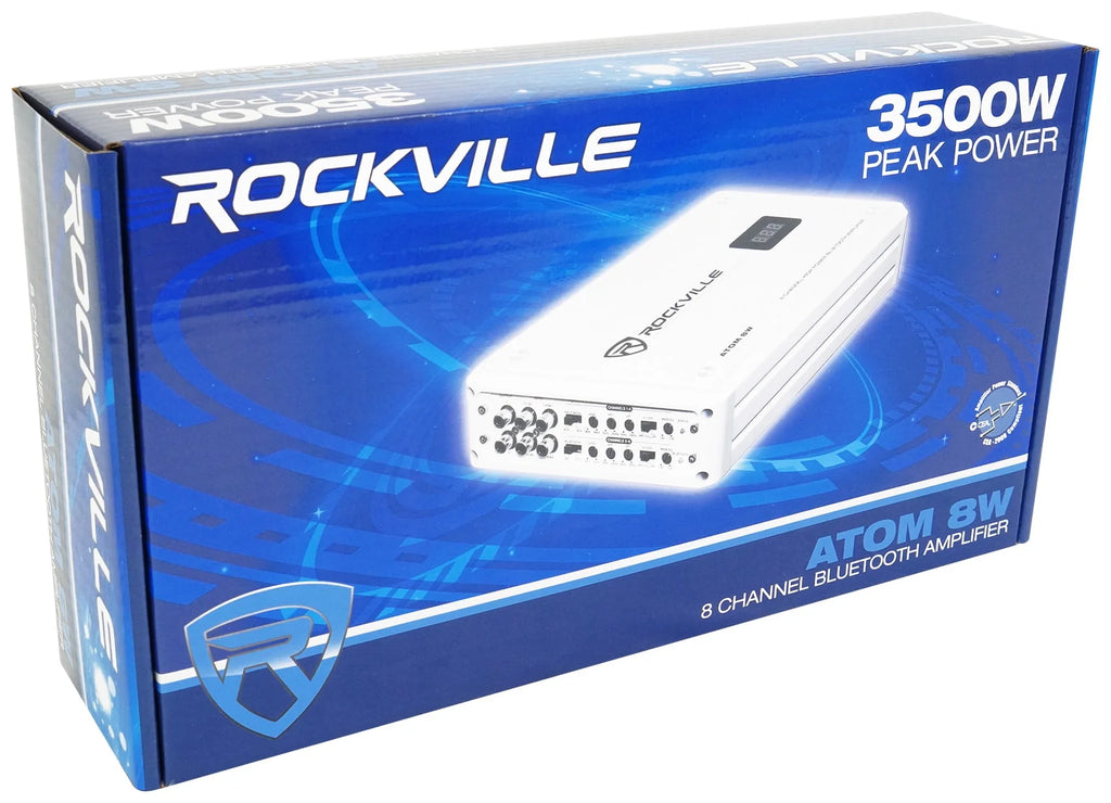 8 Channel 3500 Watt Marine Amplifier with Bluetooth W145943