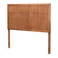 Walnut Finished Wood Queen Size Headboard R3915