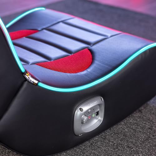 Foldable Bluetooth Audio Floor Chair with Headrest Mounted Speakers Z404546
