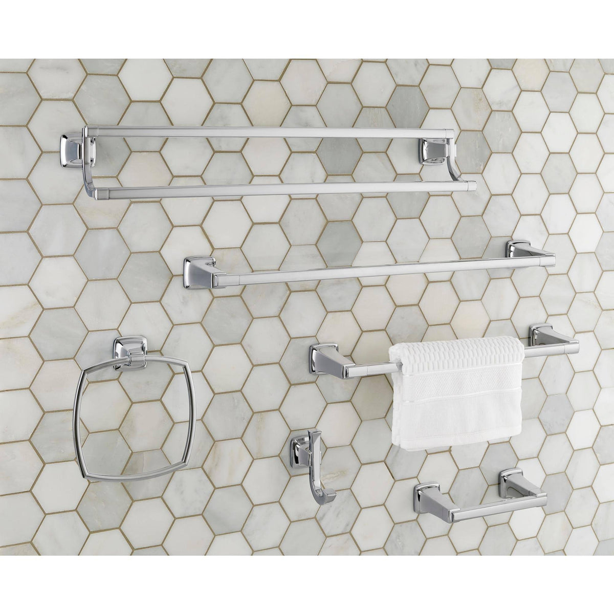 24x22 Towel Bar Polished Nickel W2527