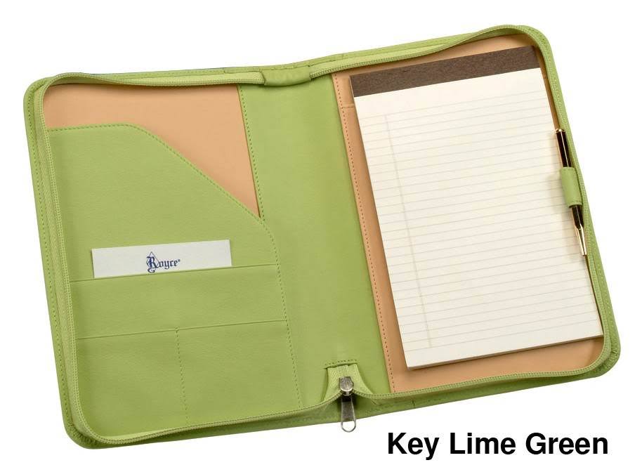 Black Zip Around Writing Padfolio B4087