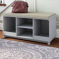 Gray Storage Bench J2640