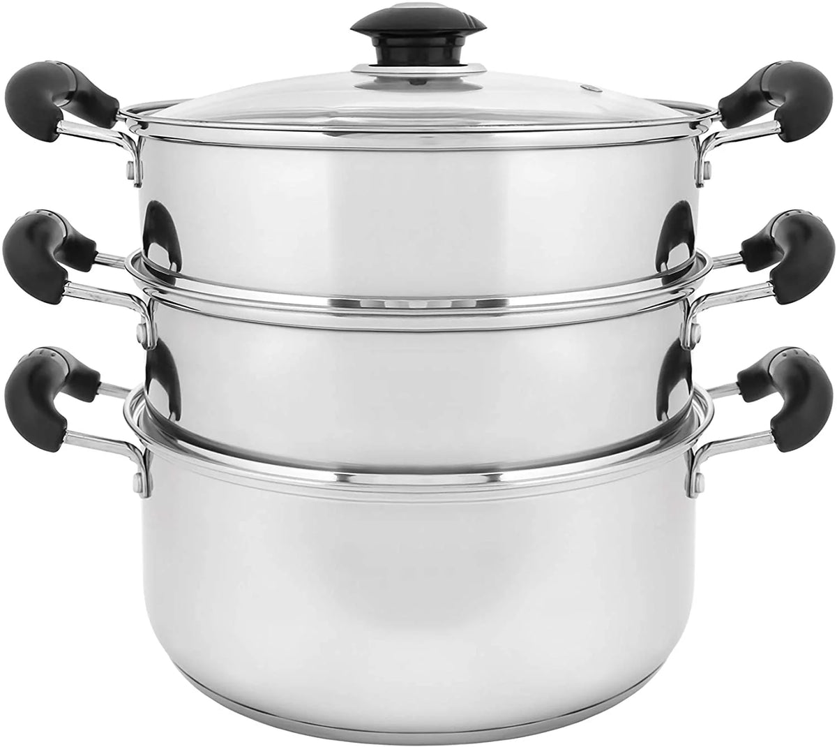 10" Stainless Steel 3 Tier Steamer Pot O405