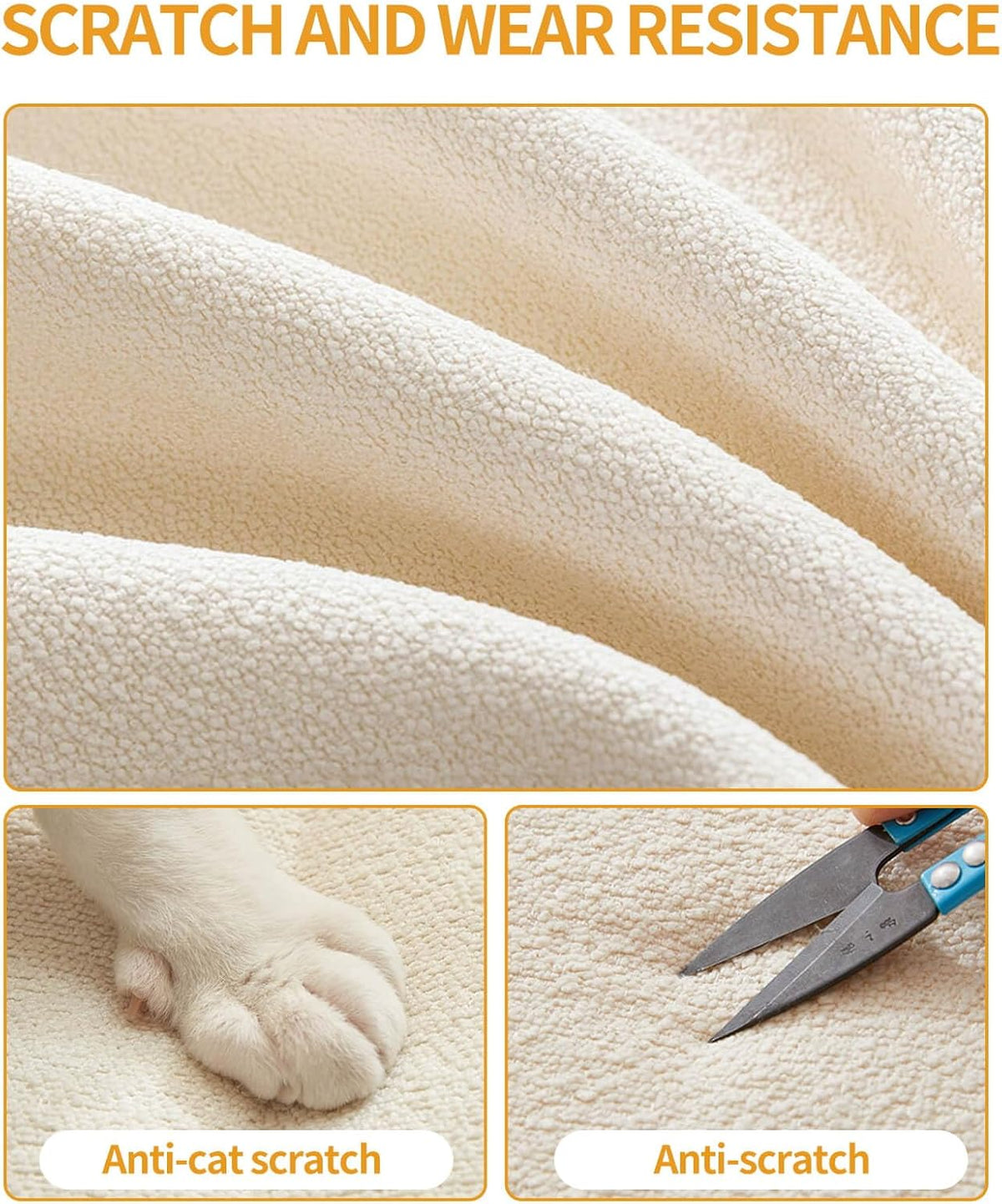Anti-Cat Scratch Waterproof Non Slip Thickened Window Seat Cushion H85439