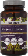 Collagen Enhance Beauty Supplement with Hyaluronic Acid & Resveratrol 120 Capsules C24881
