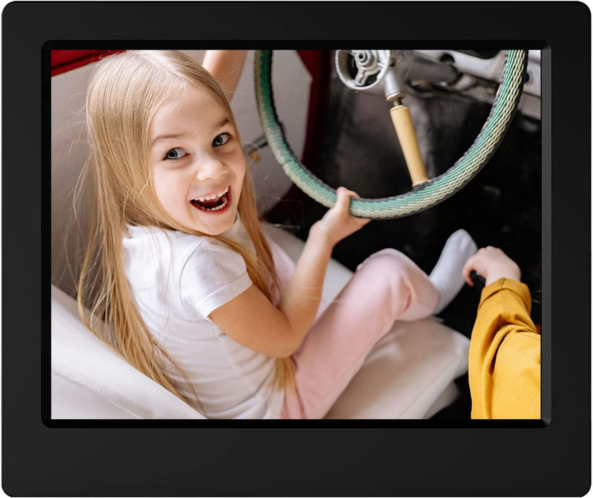Digital Photo Frame WiFi 8 Inch Touch Screen IPS Display 16GB Storage N867071