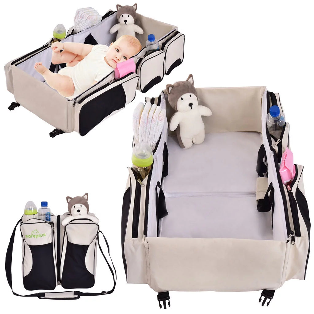 3-in-1 Portable Baby Backpack with Changing Pad X557