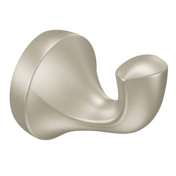 Brushed Nickel 4-Piece Bath Hardware Set with 24 in. Towel Bar A68539