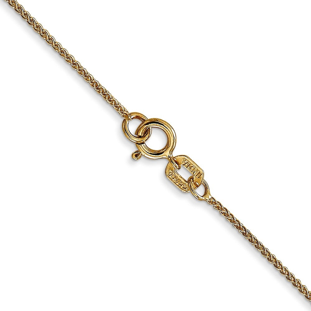 14k Yellow Gold .85mm Wheat Chain Necklace 16inch O30457