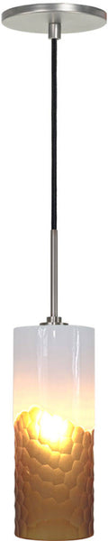 Brushed Nickel Line Voltage Pendant & Canopy F649371