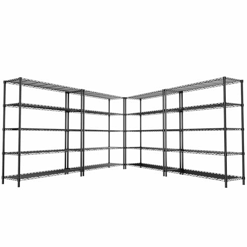 5-Tier Adjustable Metal Wire Shelving Unit E3569