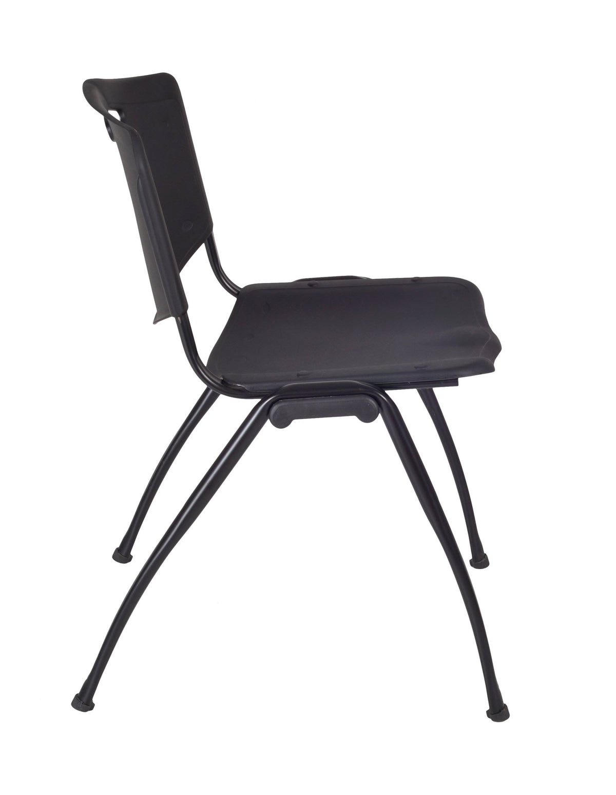 Round Breakroom Table & 4 Stack Chairs E4429