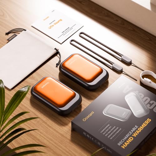 Magnetic Rechargeable Hand Warmers 2 Pack, 5000mAh O221