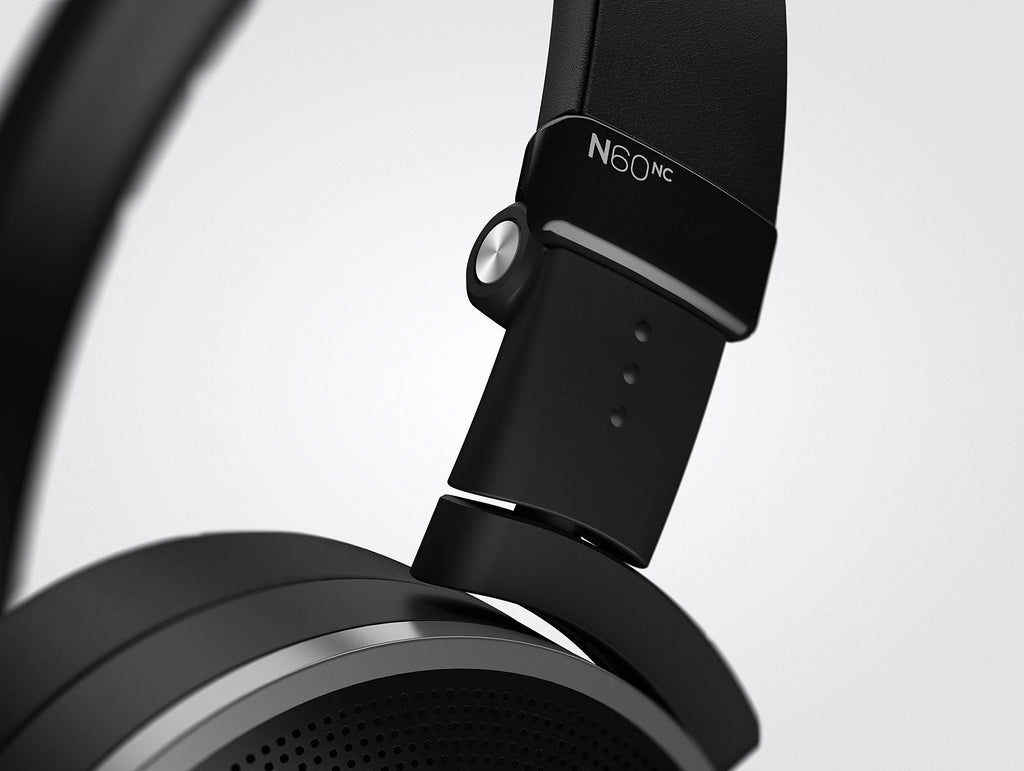 Black Noise-Canceling On-Ear Headphones Q708