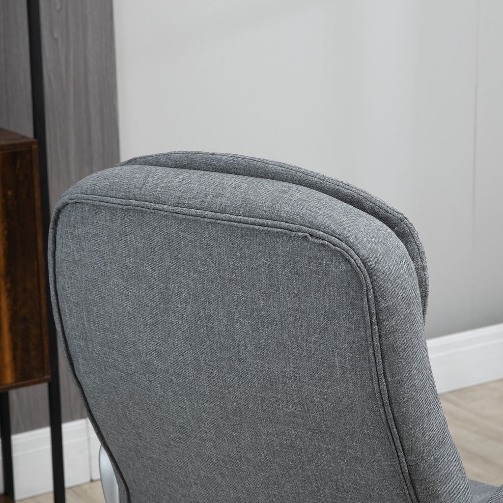 Grey Executive Chair with Adjustable Height V7604
