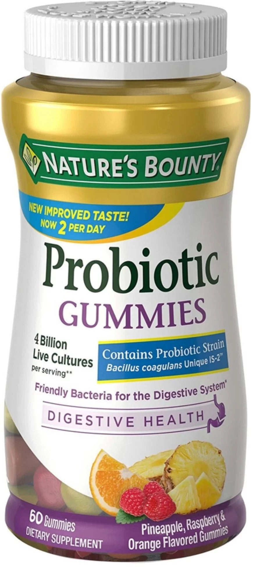 Probiotic Gummies 60 ea Pack of 3 A508243