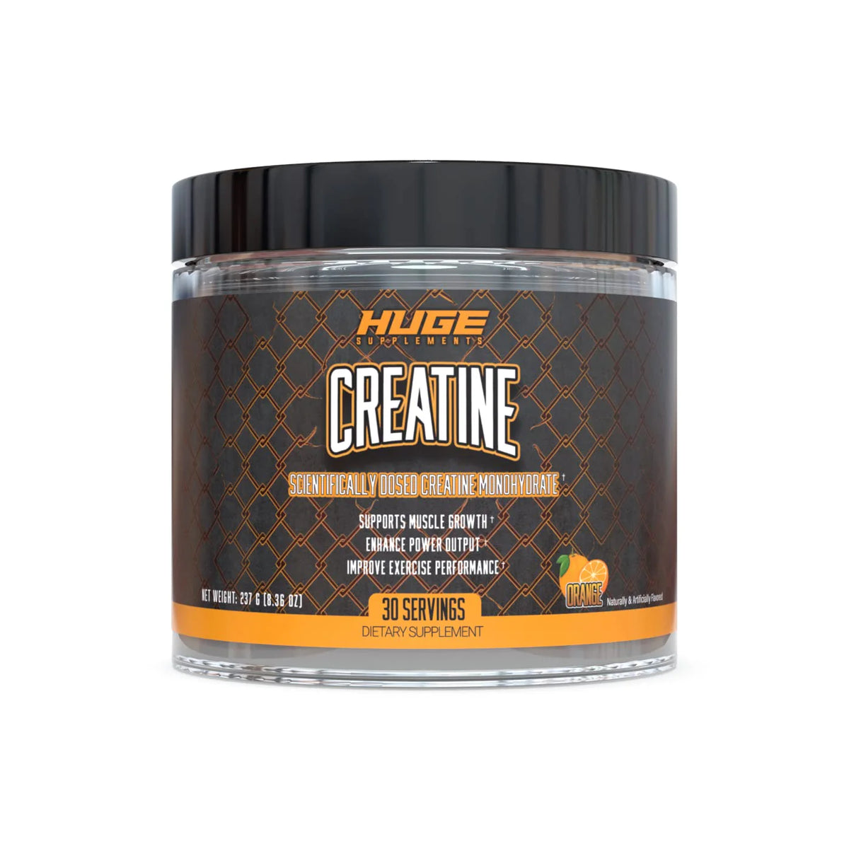 5000mg Creatine Monohydrate Powder 30 Servings Orange M639