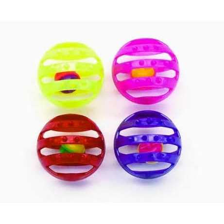 Assorted Lattice Balls Cat Toys 4/Pkg Y10387