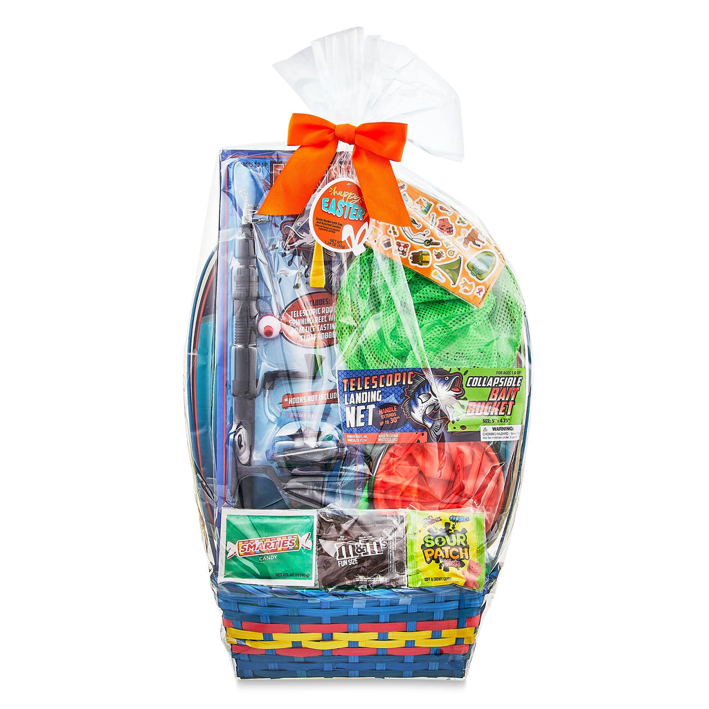 Fishing Adventure Filled Easter Basket with Candies S28836