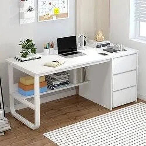 Wooden Study Desk with Storage Drawers X10045
