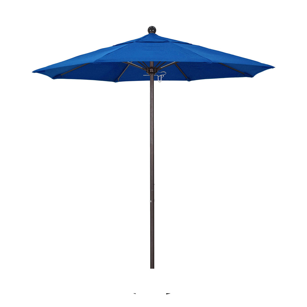 7.5 ft. Fiberglass Market Umbrella, Blue L9354