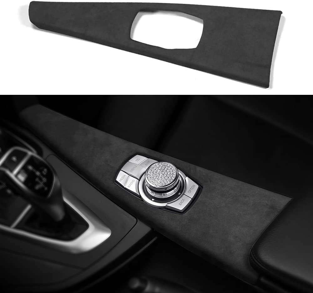 Multimedia Buttons Panel Cover Trim Sticker Kit Interior Accessories Pack of 2 E7349
