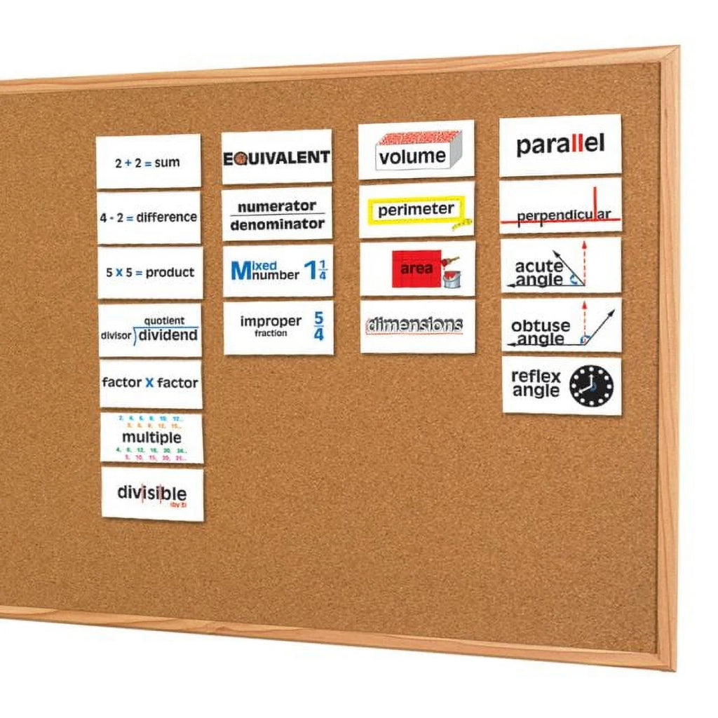 Math Vocabulary Word Wall - 45 cards G2966