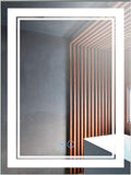 28 x 36 in Vertical Dimmable LED Bathroom Mirror with Anti-Fog Function L924270