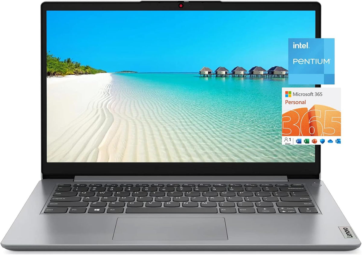 14" HD Ultra-Light Laptop, Intel Pentium N5030 4-Core, 4GB RAM, 256GB Storage, Win11 S D21572