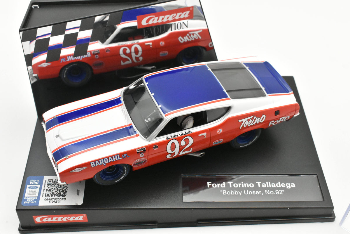 Ford Torino Talladega Bobby Unser NO. 92 Slot Car P921676