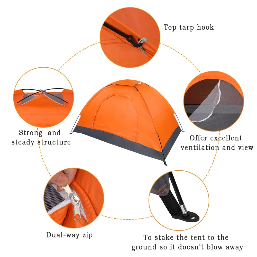 1-Person Pop Up Camping Tent U16366