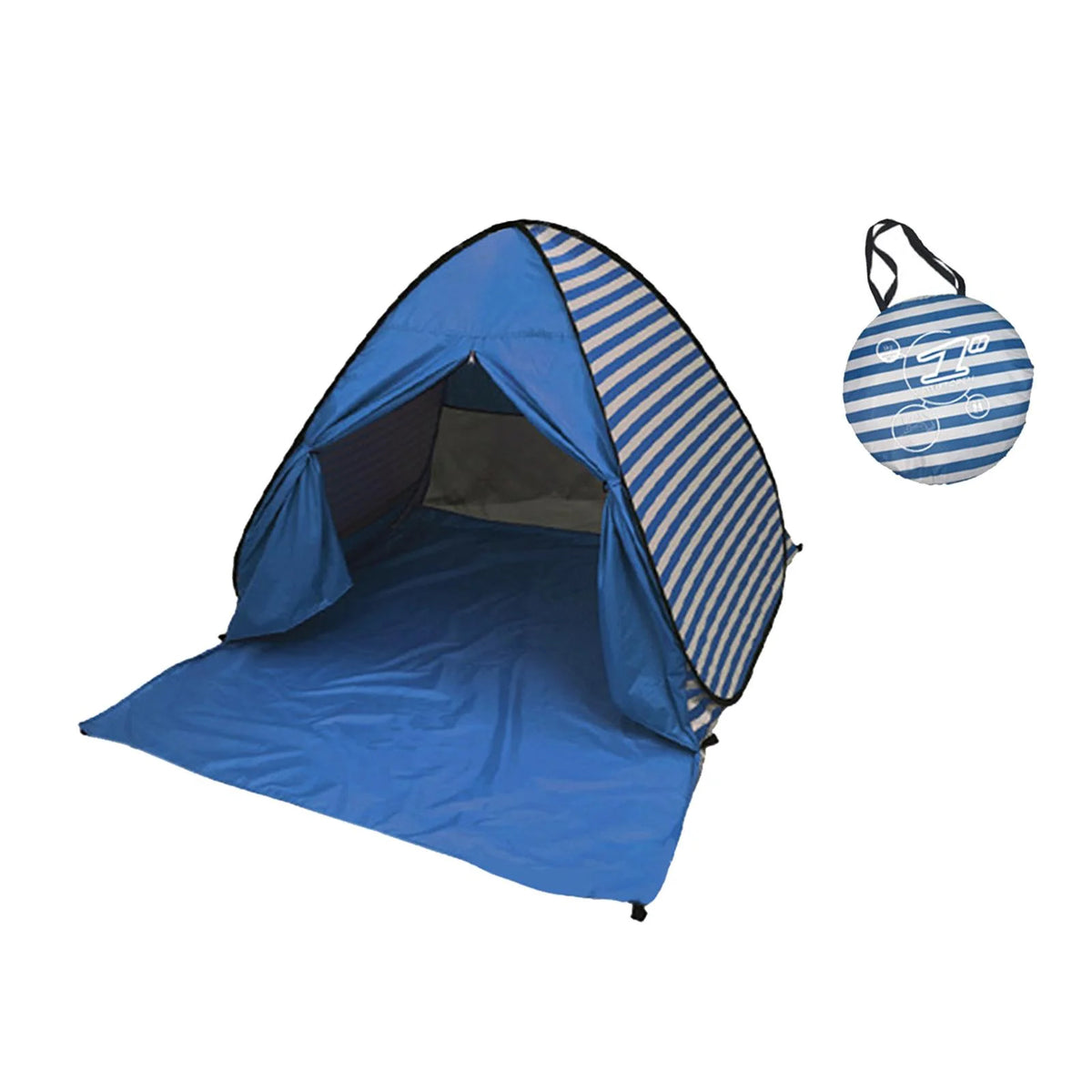 Deep Blue Stripes Beach Tent W74150