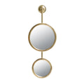 28.5" Gold Framed Round Wall Mounted Mirror J6771