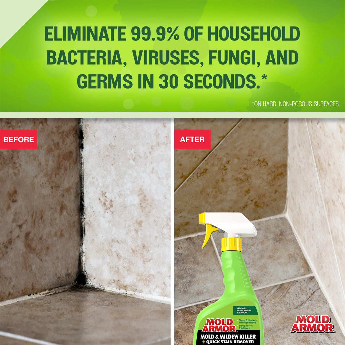 Mold and Mildew Killer + Quick Stain Remover, 32 oz. B257853
