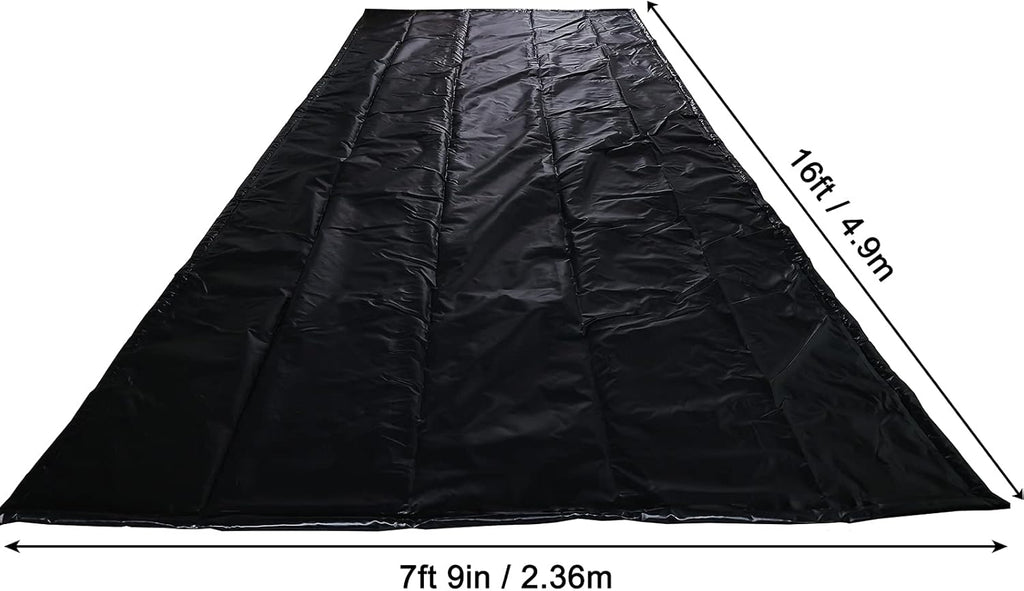Black Garage Containment Mats 7'9'' X 18' O7989