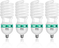 105 Watt Full Spectrum Photography Light Bulb 5500K CFL Daylight Balanced 4 Pack Y86028