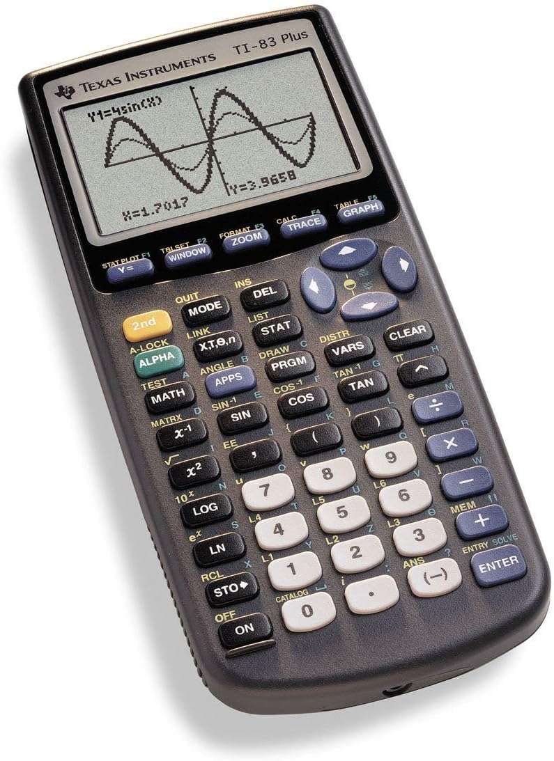 Texas Instruments TI 83 Plus Graphing Calculator Q887