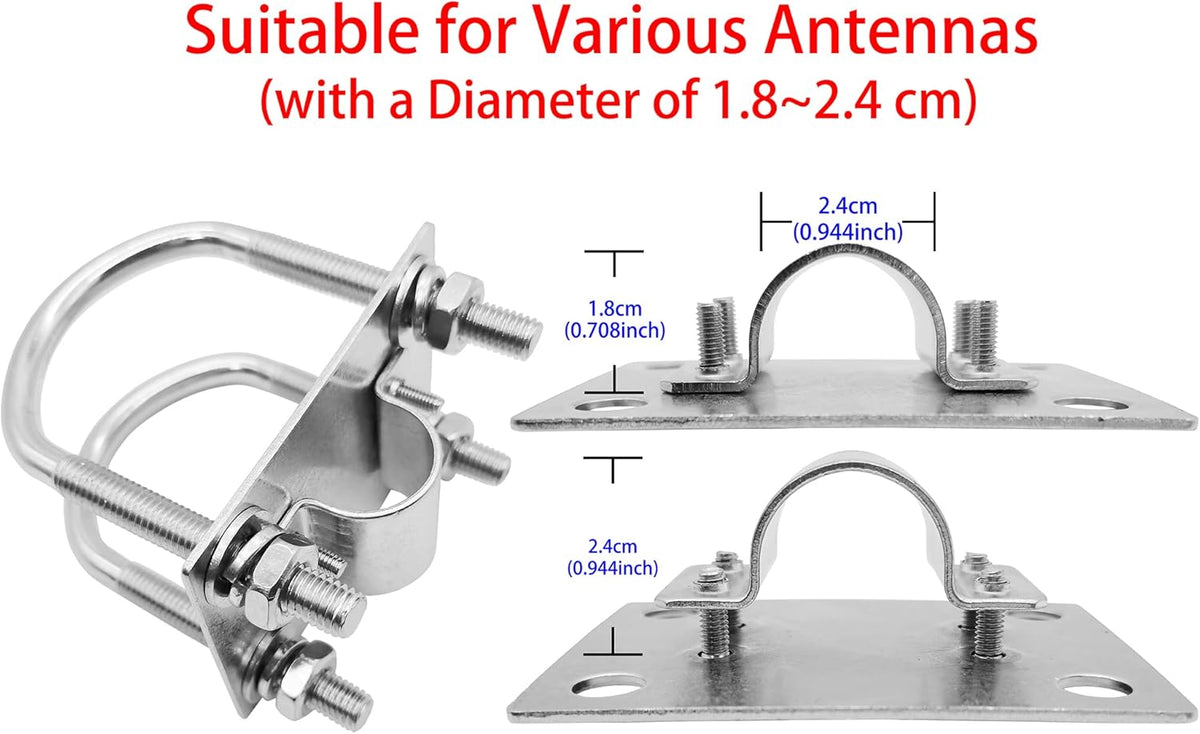 915MHz 6dBi LoRa Gateway Antenna with Extension Cable U540