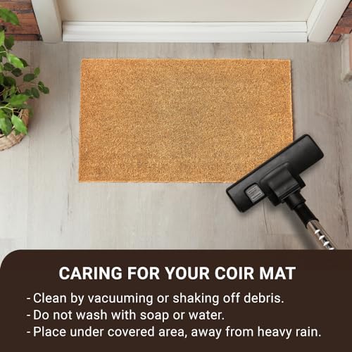 Coco Coir Door Mat with Heavy Duty Backing T127508