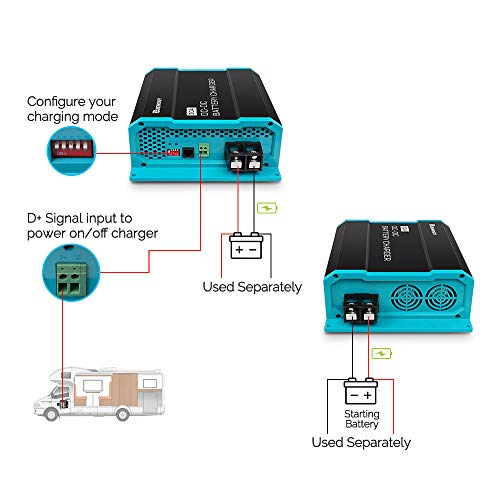 12V 60A DC to DC On-Board Battery Charger S340