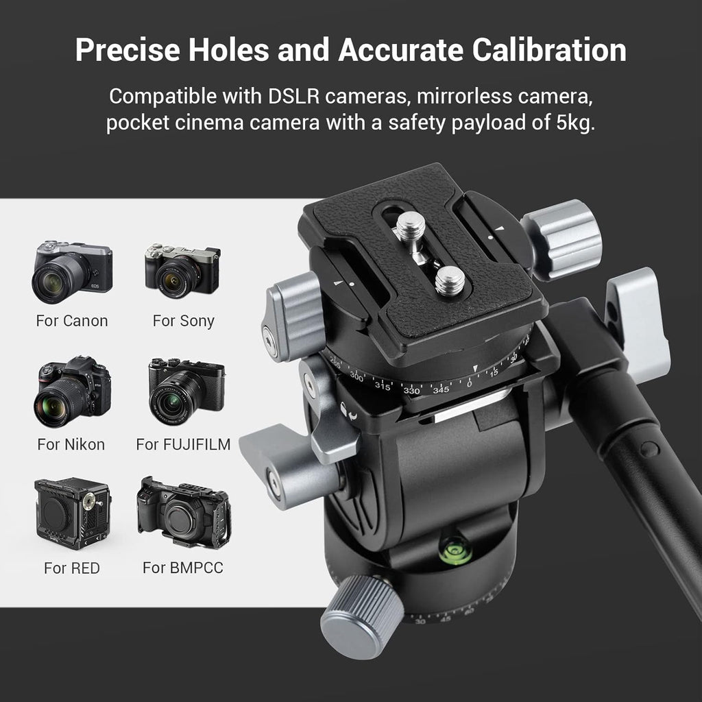 Video Head with Quick Release Plate H127