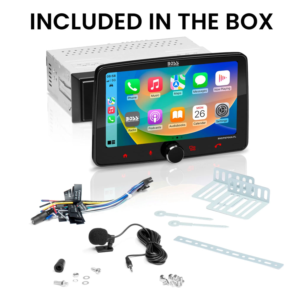 Single Din 7 Inch Touchscreen Car Stereo with Apple CarPlay Android Auto Bluetooth V2508