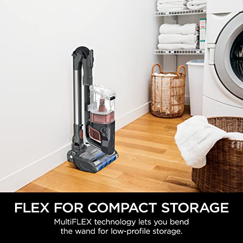Cordless Stick Vacuum with DuoClean PowerFins, MultiFLEX, 120-min Runtime, Double Battery, Rosewood, Red Q325205
