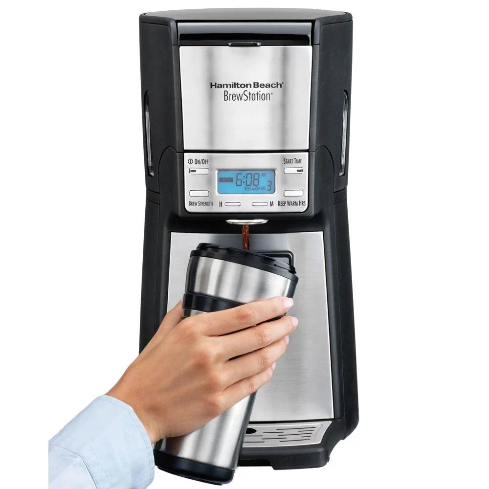 12 Cup Black & Stainless Coffee Maker I7032