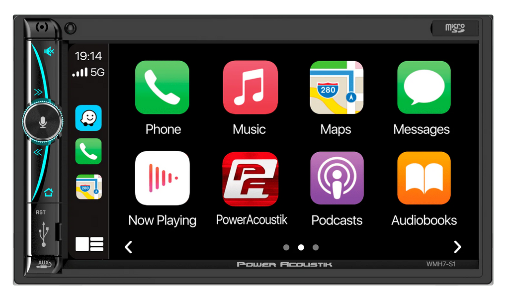 7 Mechless HD LCD Capacitive Touchscreen Bluetooth Car Stereo with 2 6.5 Speakers U314