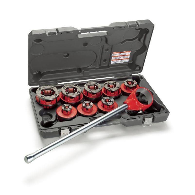 1/2x22 1-1/4x22 NPT Exposed Ratchet Threader Set O43073